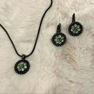 Lia Sophia Necklace and Earring Set
